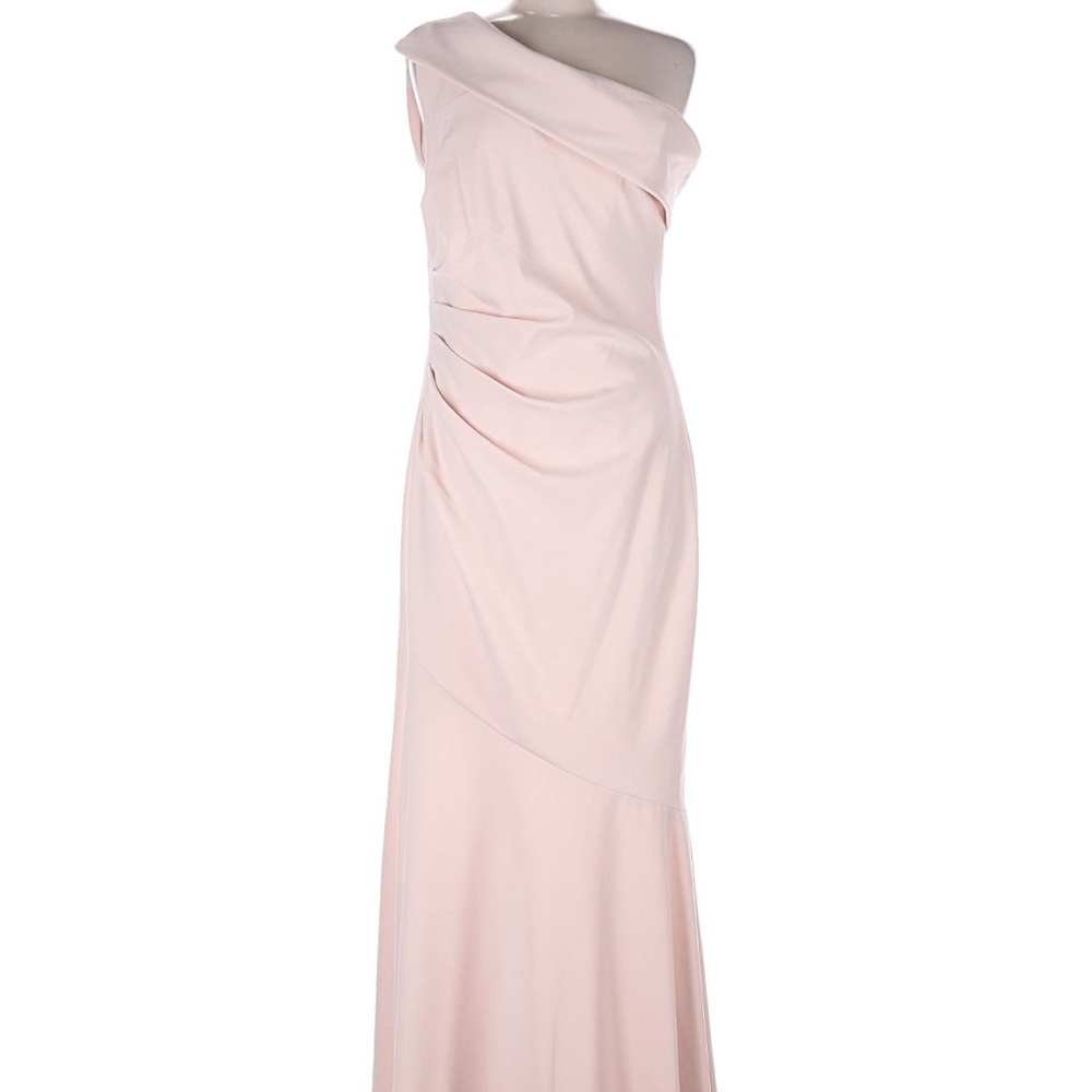 Theia Blush One Shoulder Gown